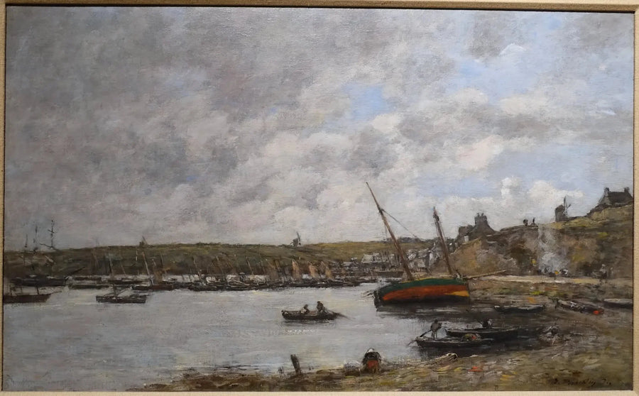 Porto de Camaret - Eugène Boudin