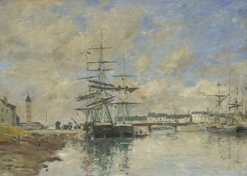 Porto de Deauville - Eugène Boudin