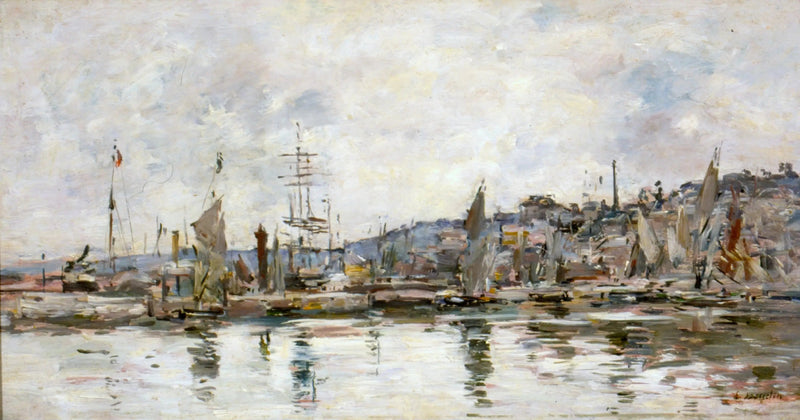 Porto de Honfleur - Eugène Boudin