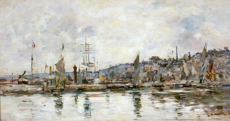 Porto de Honfleur - Eugène Boudin
