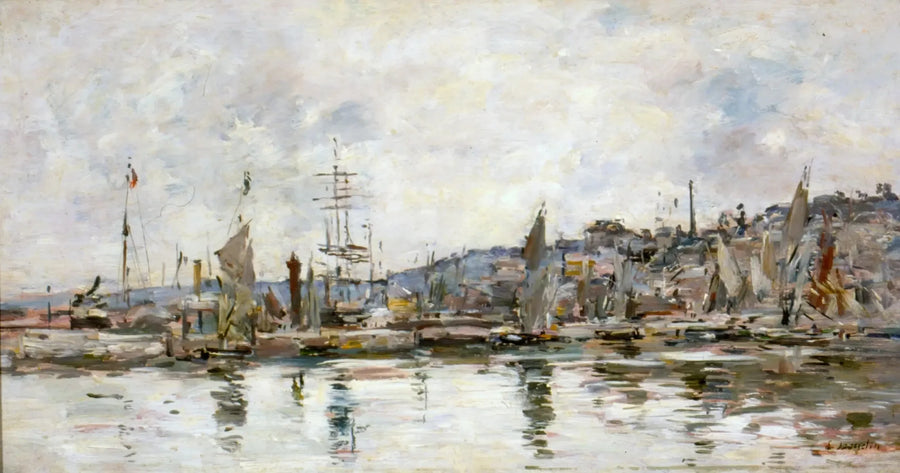 Porto de Honfleur - Eugène Boudin