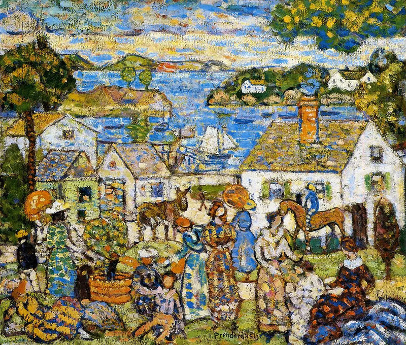 Porto da Nova Inglaterra - Maurice Prendergast