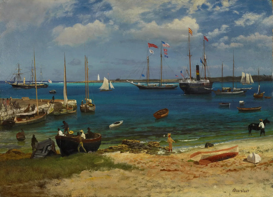 Porto de Nassau - Albert Bierstadt