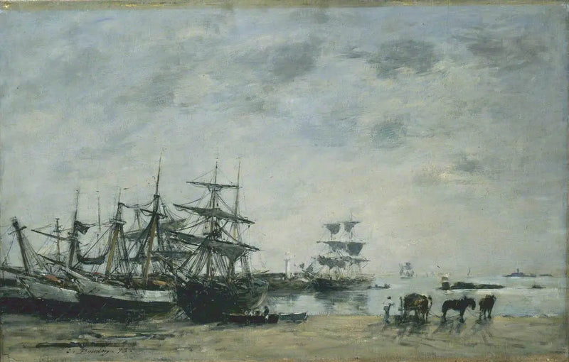 Porto de Portrieux - Eugène Boudin