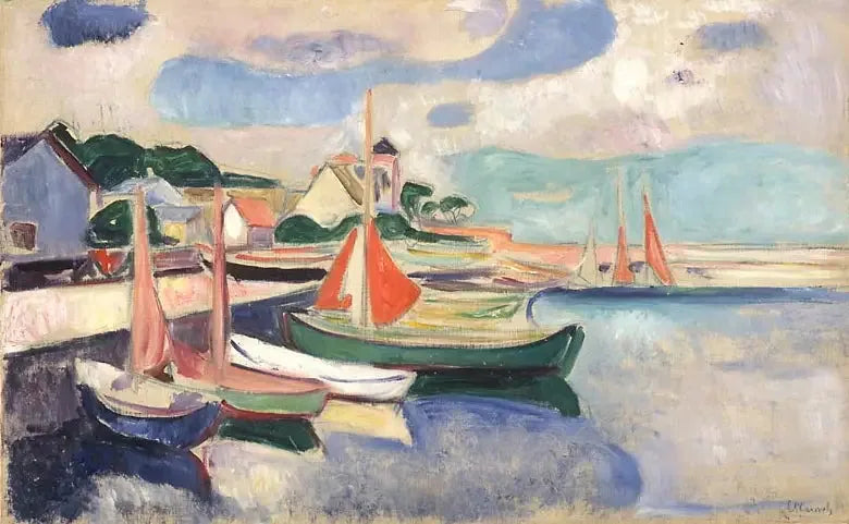 porto de Taarbæk - Edvard Munch