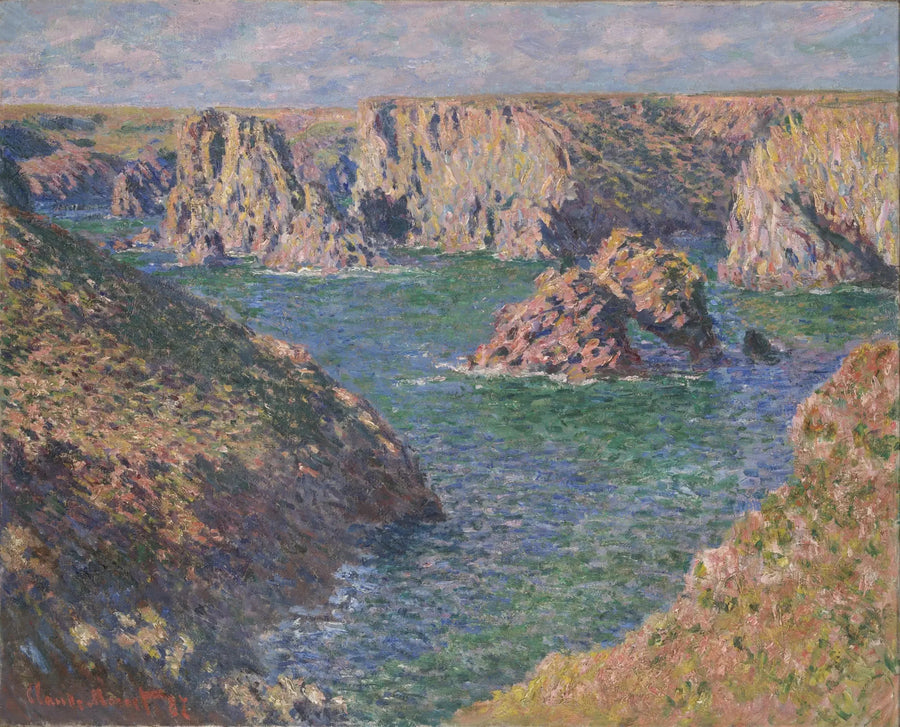 Port-Domois, ilha Belle - Claude Monet