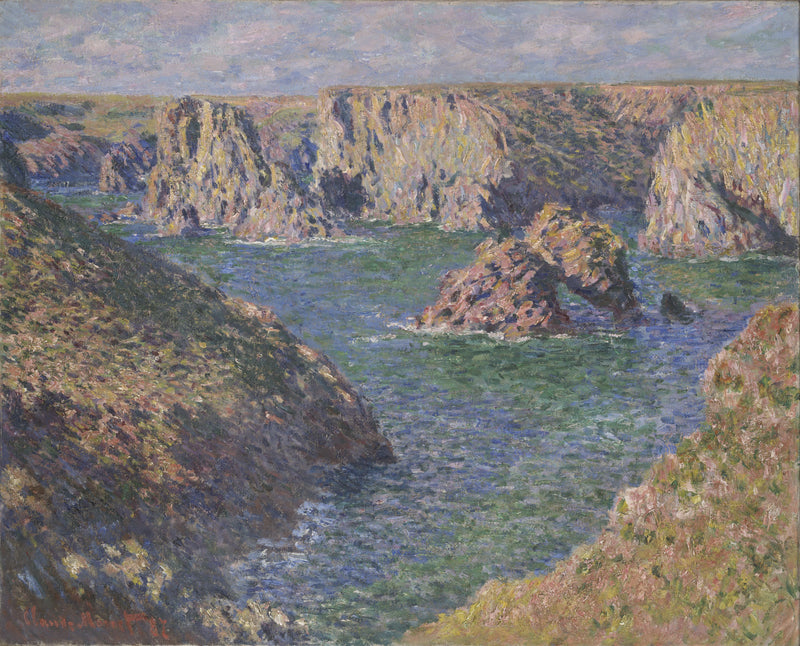 Port-Domois, Belle-Ille W1108 - Claude Monet