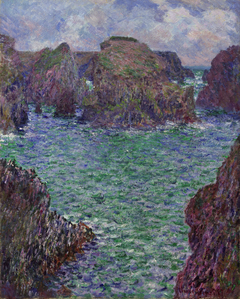 Port-Goulphar, Belle-Ille W1094 - Claude Monet