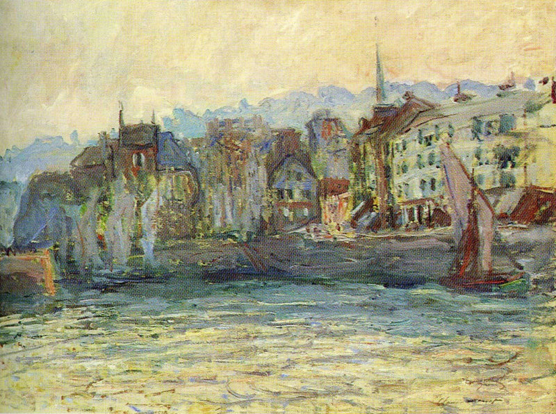 O Porto de Honfleur, Saarlandmuseum W1845 - Claude Monet