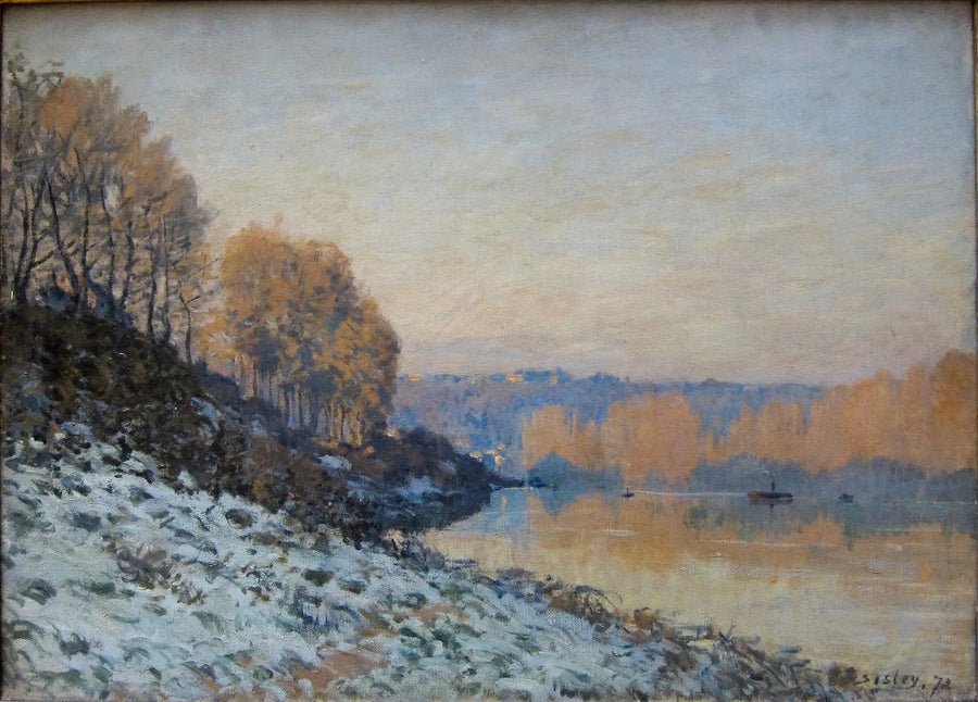 Port-Marly, geleia branca - Alfred Sisley