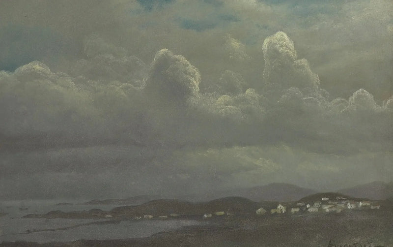 Port Richmond, baía de São Francisco - Albert Bierstadt