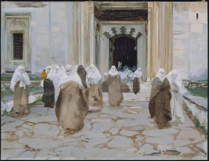 Porta de uma mesquita - John Singer Sargent