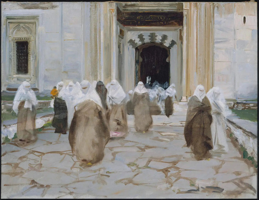 Porta de uma mesquita - John Singer Sargent