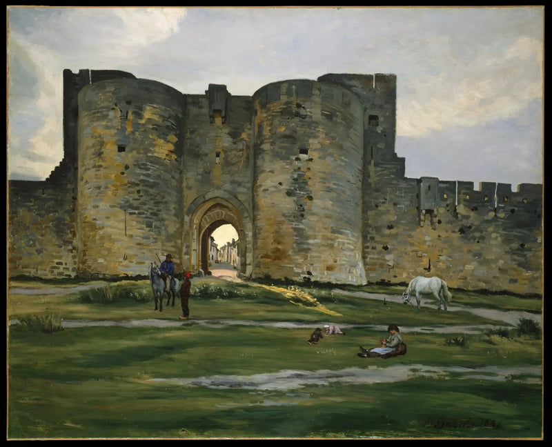 Porta da Rainha em Aigues-Mortes - Frédéric Bazille