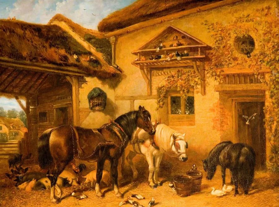 Tamanho da cabana e fazenda - John Frederick Herring, Sr.