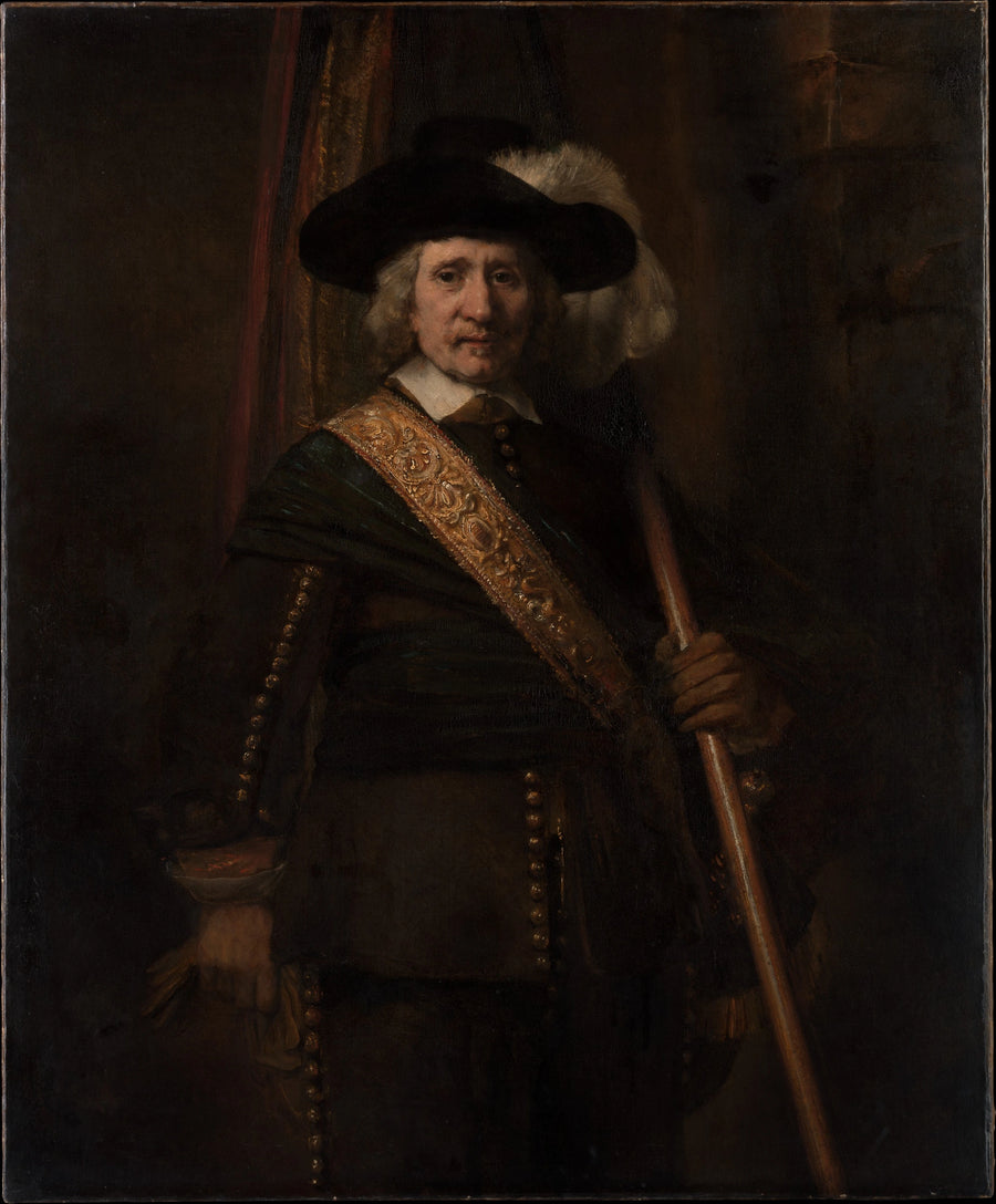 O Portador da Bandeira (Floris Soop, 1604–1657) - Rembrandt