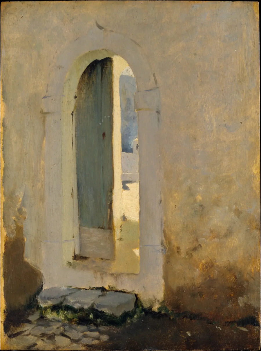 Porta aberta, Marrocos - John Singer Sargent