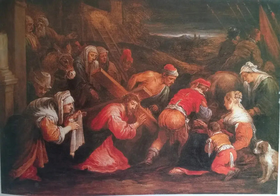 Carregar a cruz - David Teniers, o Jovem