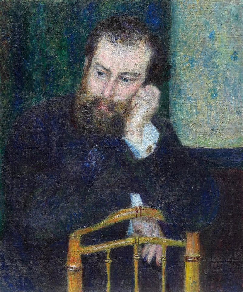 Retrato de Alfred Sisley - Pierre-Auguste Renoir