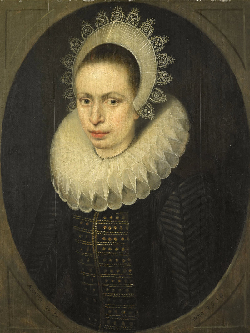 Portrait d'Antoinette Walleran (1598-?) - Jacob Lambrechtsz. Loncke