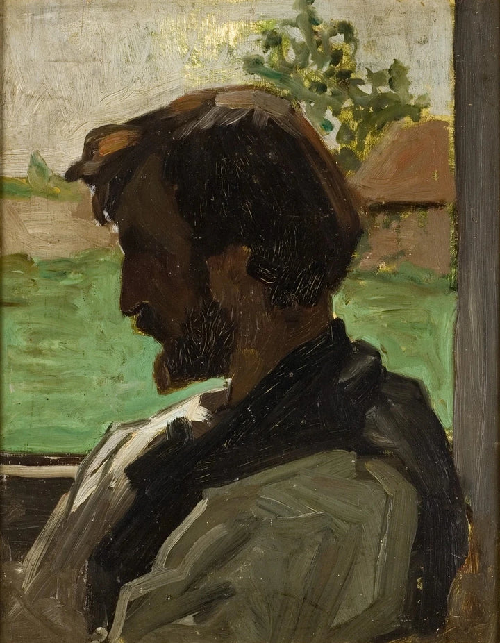 Retrato de Frédéric Bazille - Claude Monet