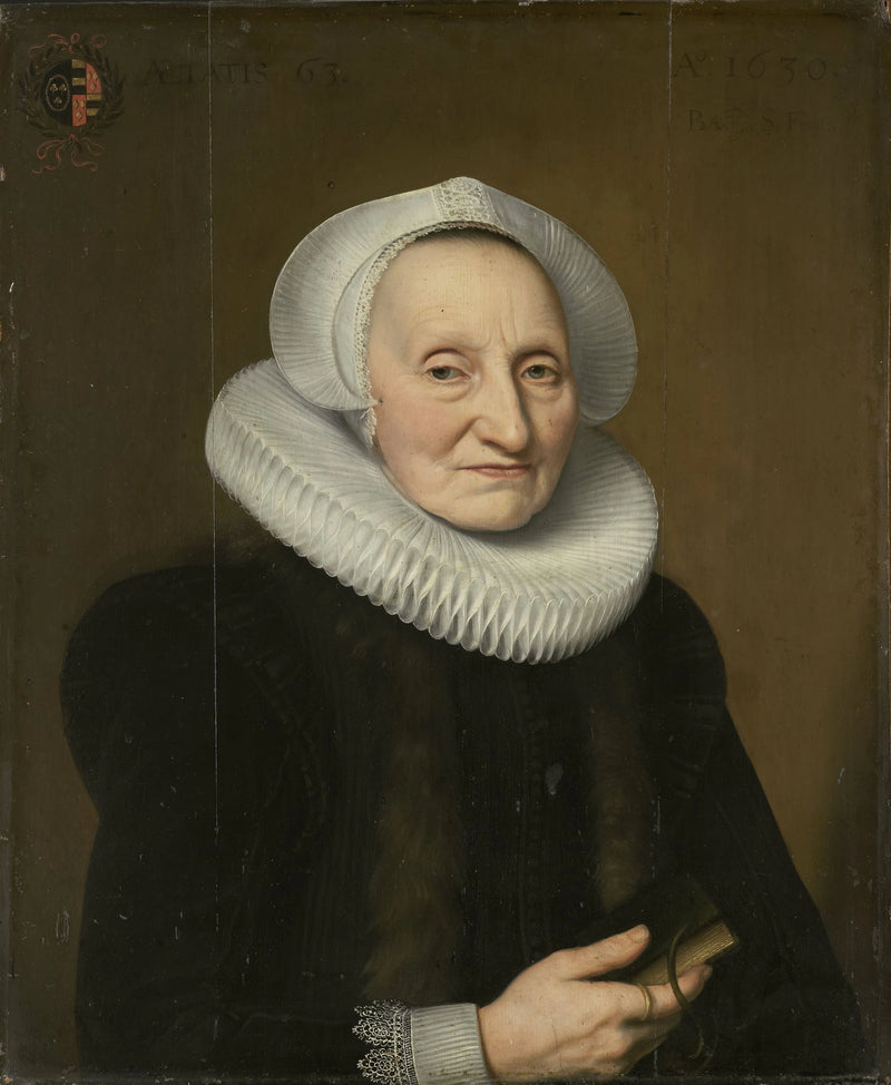 Portrait de Belia Claesdr (1566-in ou après 1652) - Bartholomeaus Sarburgh