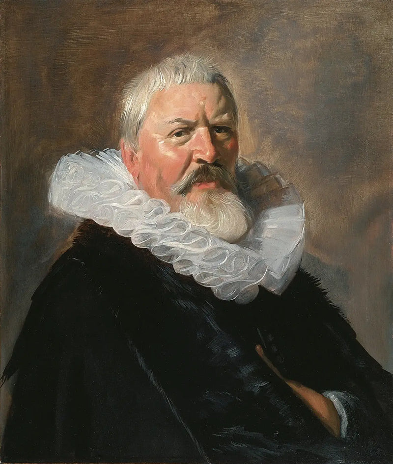 Retrato quadrado de Pieter Jacobsz Olycan - Frans Hals