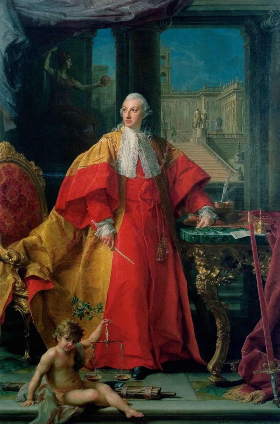 Retrato de Abbondio Rezzonico - Pompeo Batoni