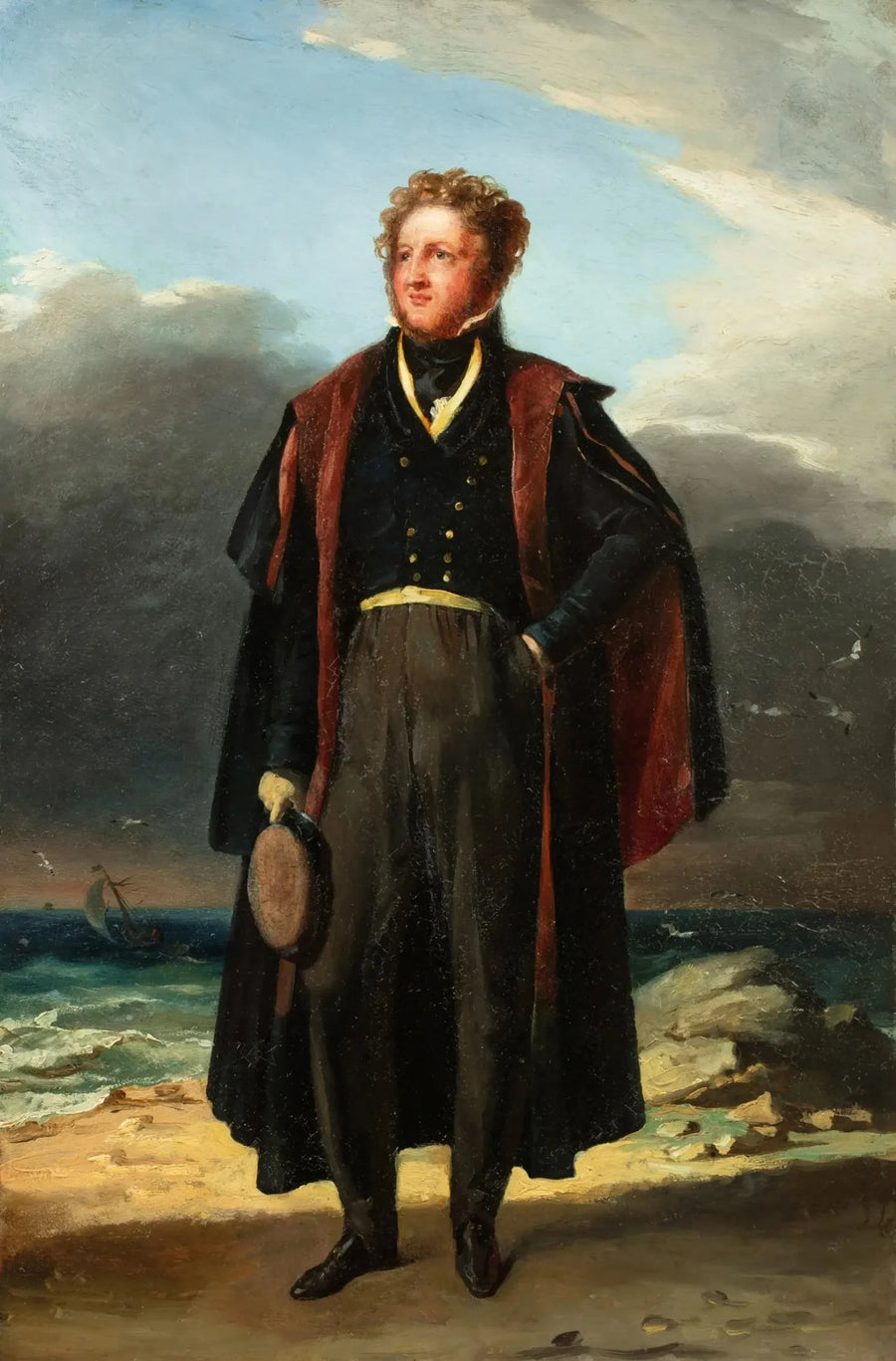 Retrato de Adam Elmore - Théodore Géricault