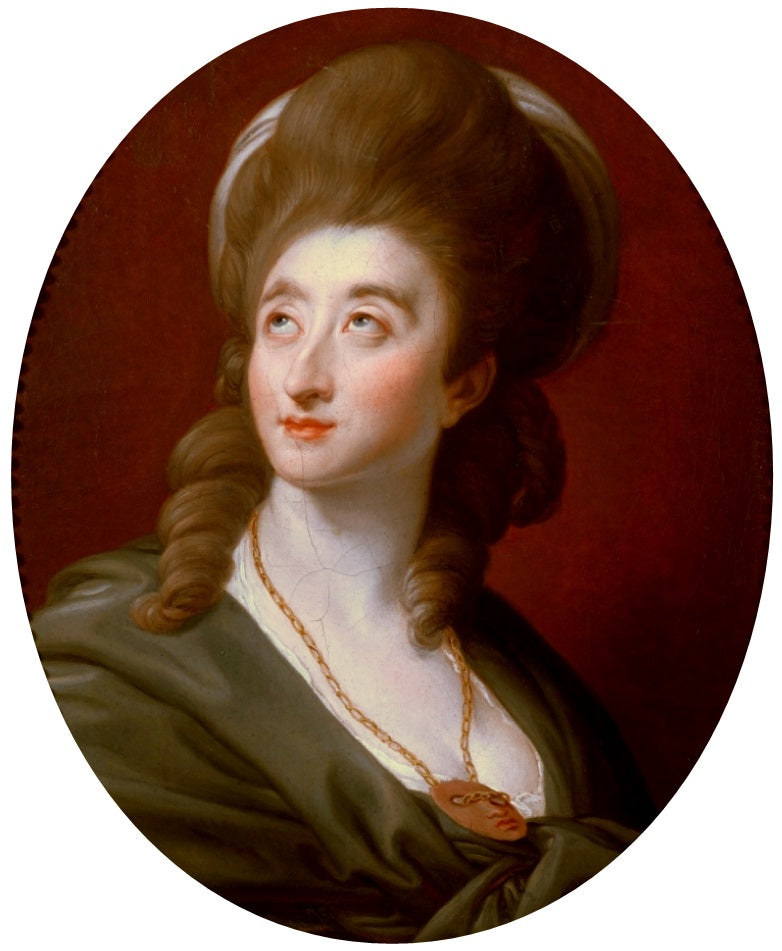 Retrato de Aleksandra Potocka, née Lubomirska, no papel de Melpomene. - Pompeo Batoni