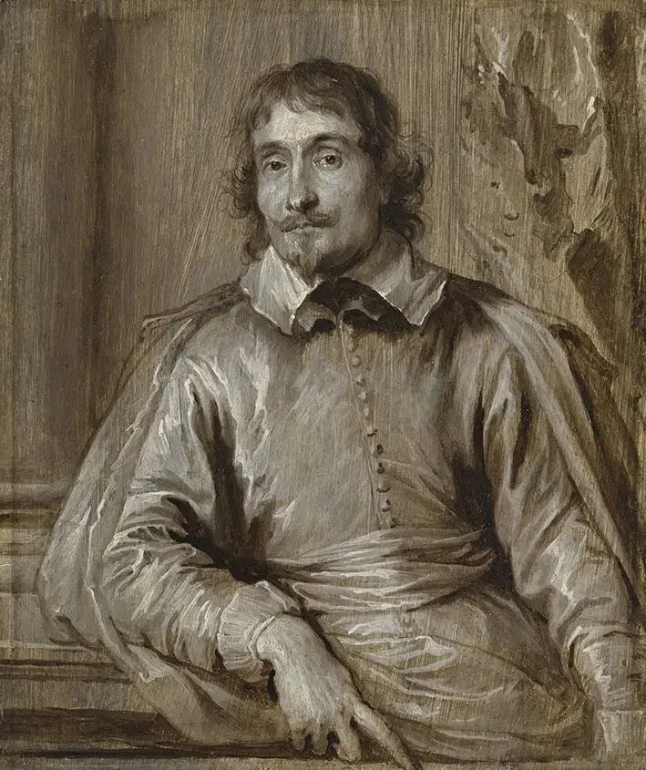 Retrato de Alessandro Scaglia (grisaille) - Antoine van Dyck