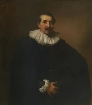 Retrato de Alexandre della Faille 1589-1653, secretário da cidade de Antuérpia - Antoine van Dyck