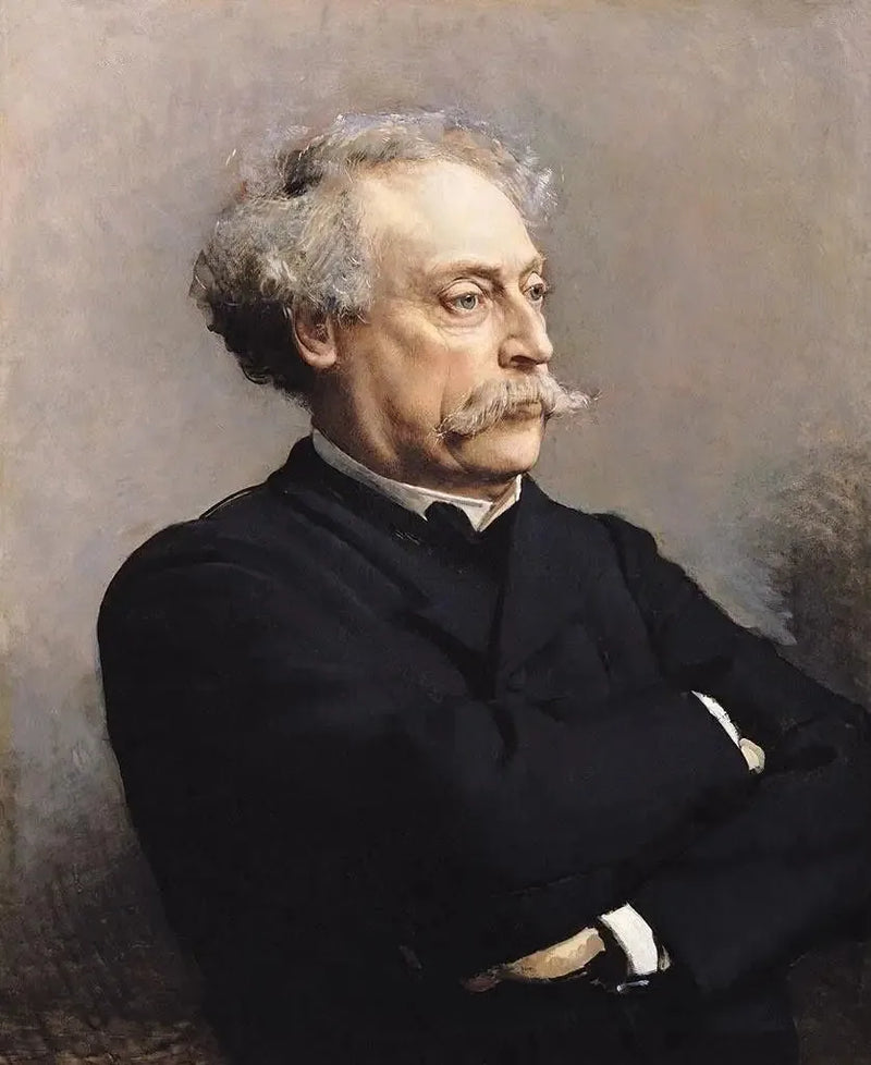 Retrato de Alexandre Dumas Filho - Léon Bonnat