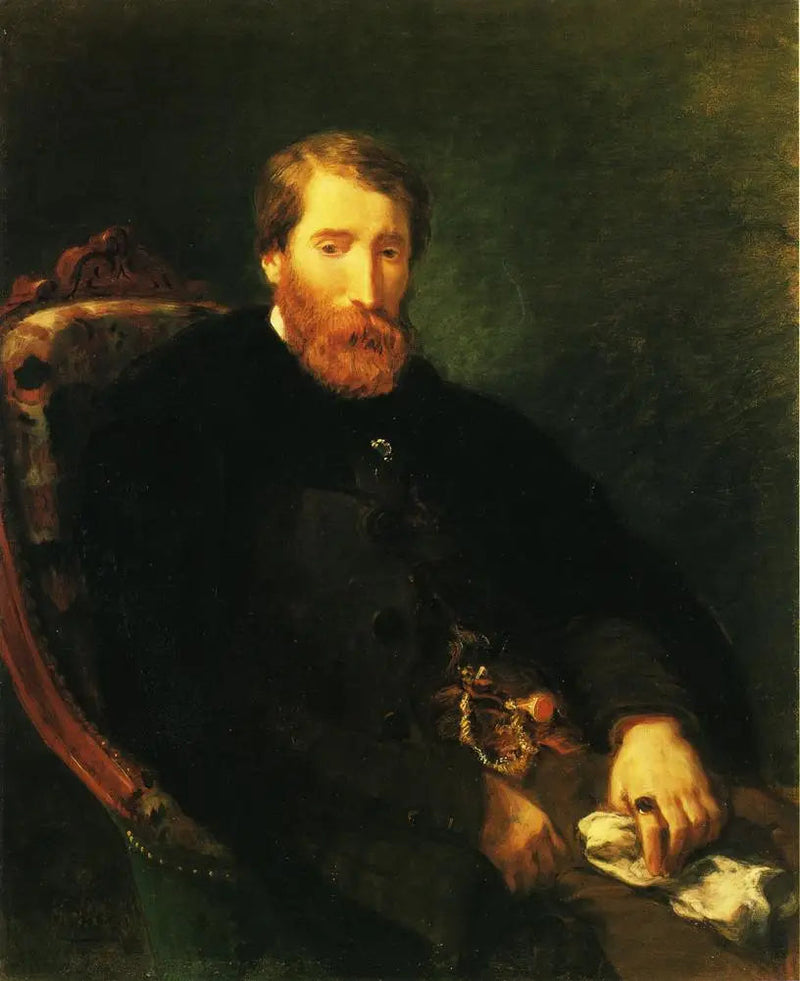 Retrato de Alfred Bruyas - Eugène Delacroix
