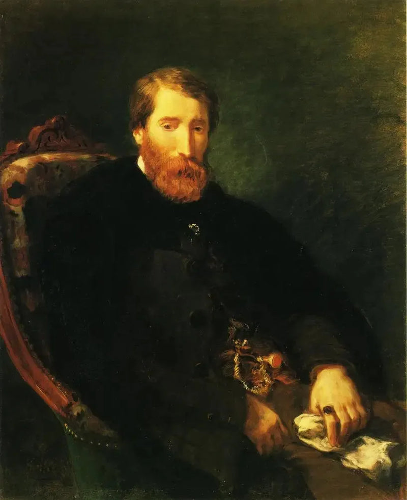 Retrato de Alfred Bruyas - Eugène Delacroix