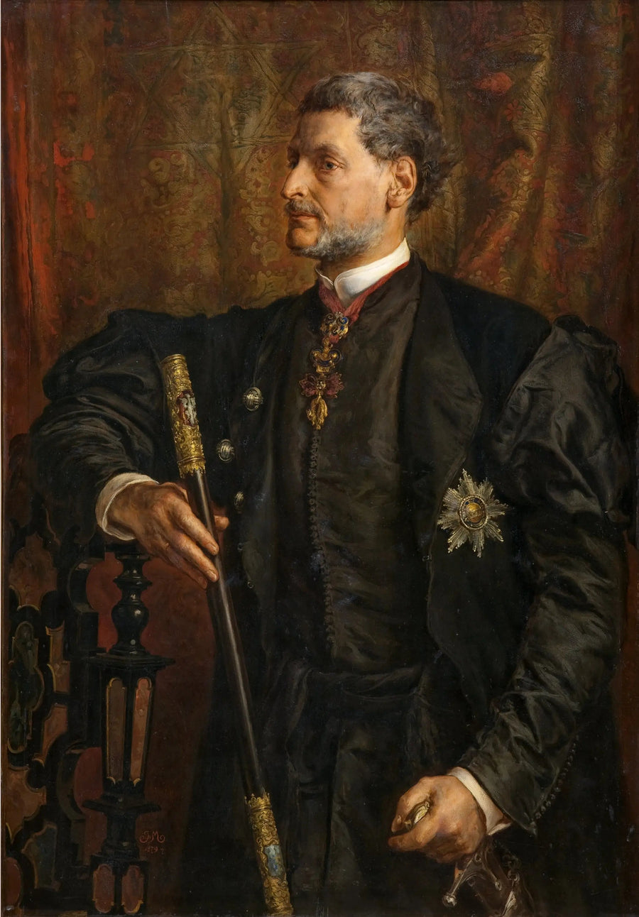 Retrato de Alfred Potocki - Jan Matejko