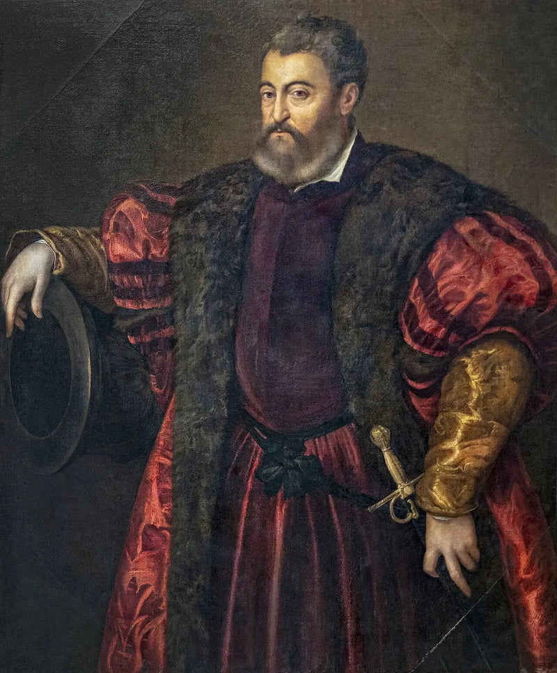 Retrato de Alfonso I d'Este - Tiziano