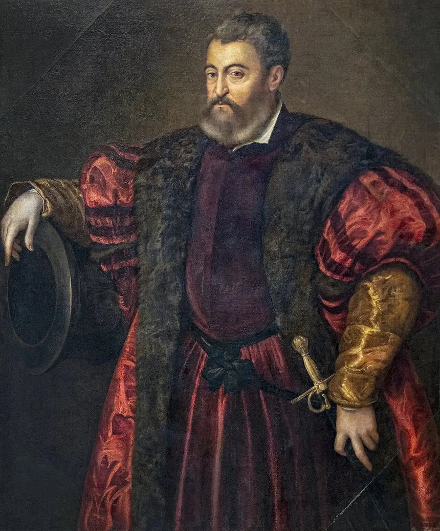 Retrato de Alfonso I d'Este - Tiziano