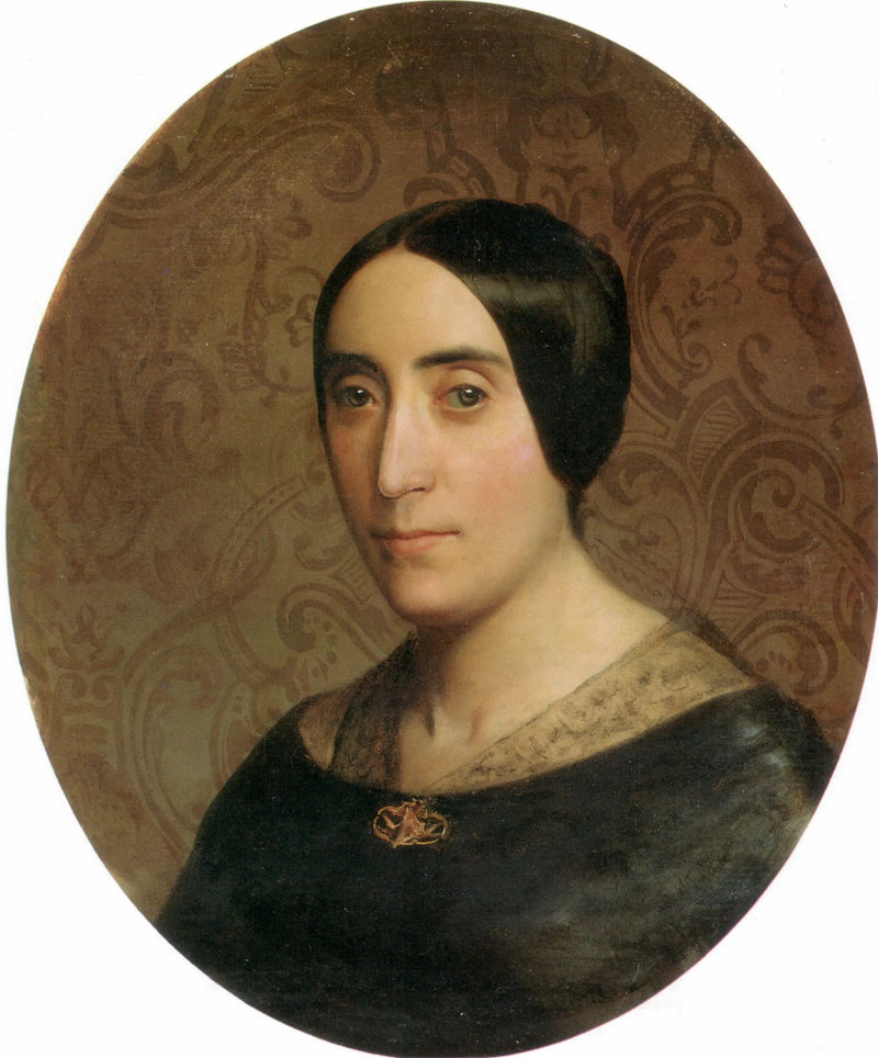 Retrato de Amélina Dufaud, esposa de Bouguereau, tia do artista - Bouguereau