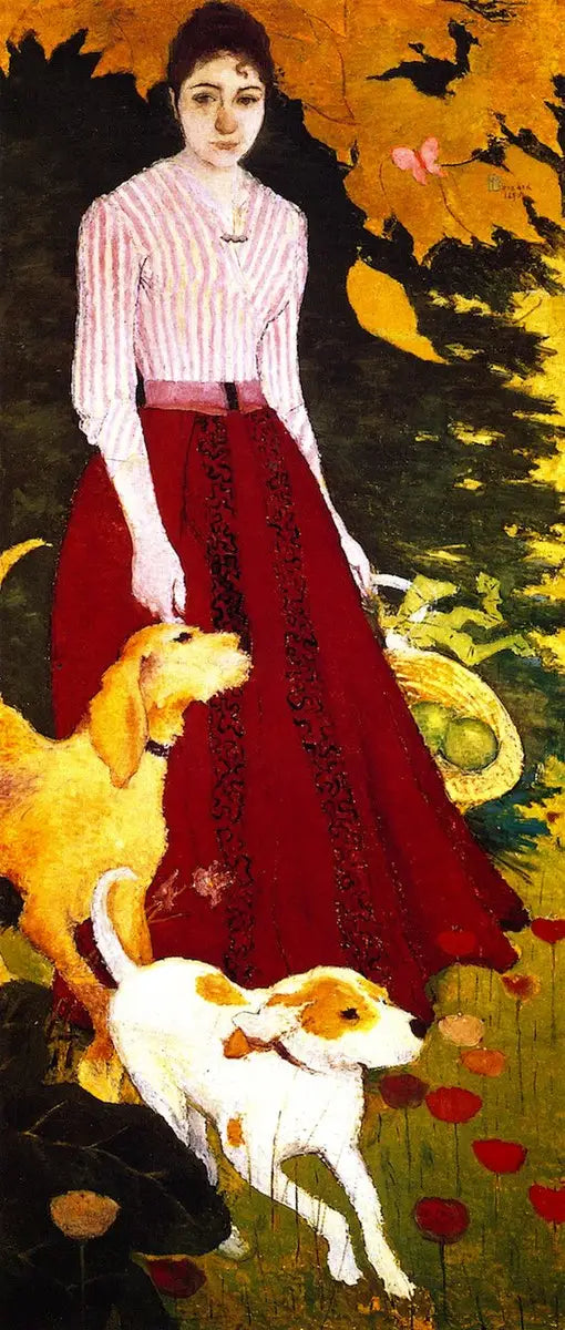 Retrato de Andrée Bonnard, irmã do artista - Pierre Bonnard
