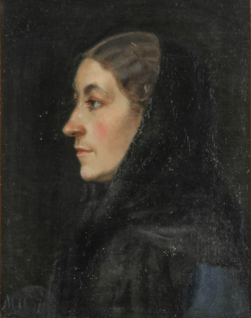 Portrait d'Ane Raadsig. - Michael Peter Ancher