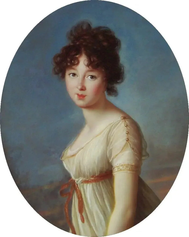 Retrato de Aniela Czartoryska, nascida Radziwiłł. - Élisabeth Vigée Le Brun