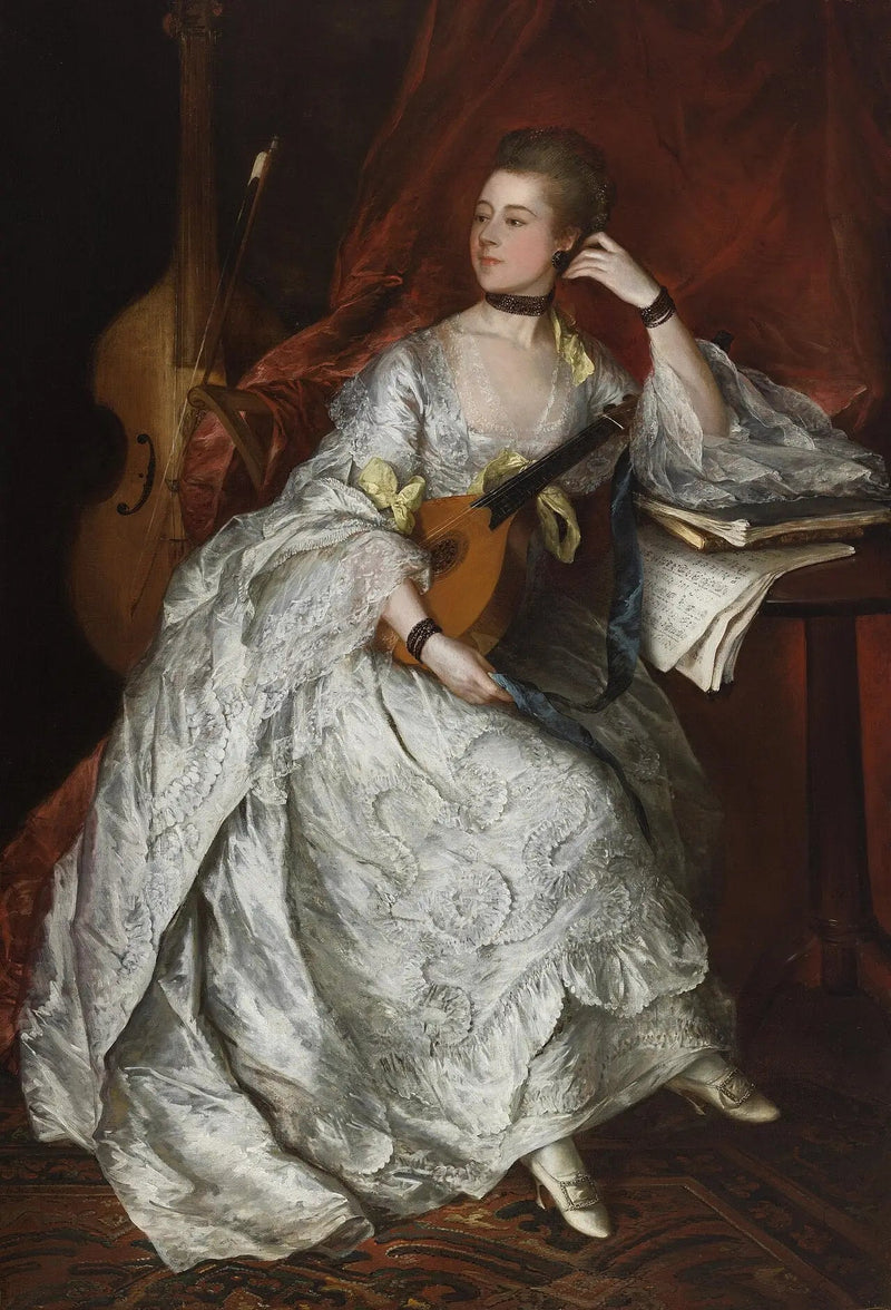 Retrato de Ann Ford (mais tarde Sra. Philip Thicknesse) - Thomas Gainsborough