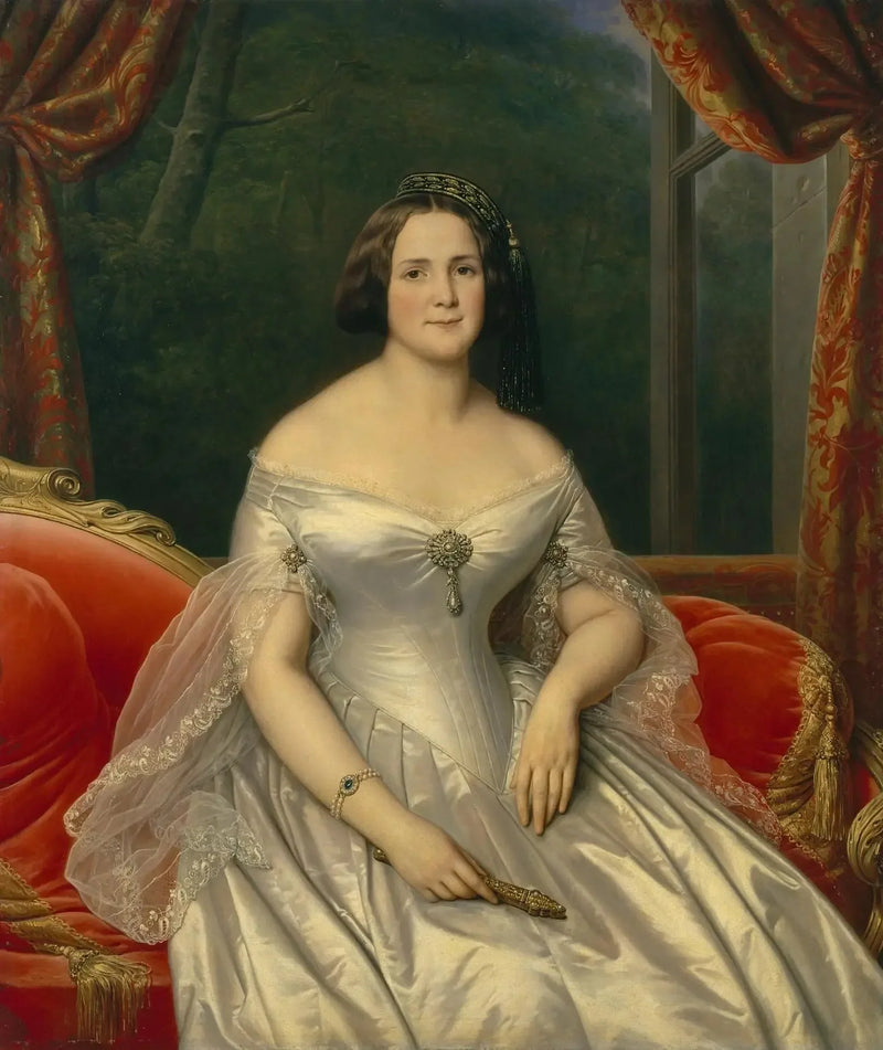 Retrato de Anna Benardaki - Charles de Steuben