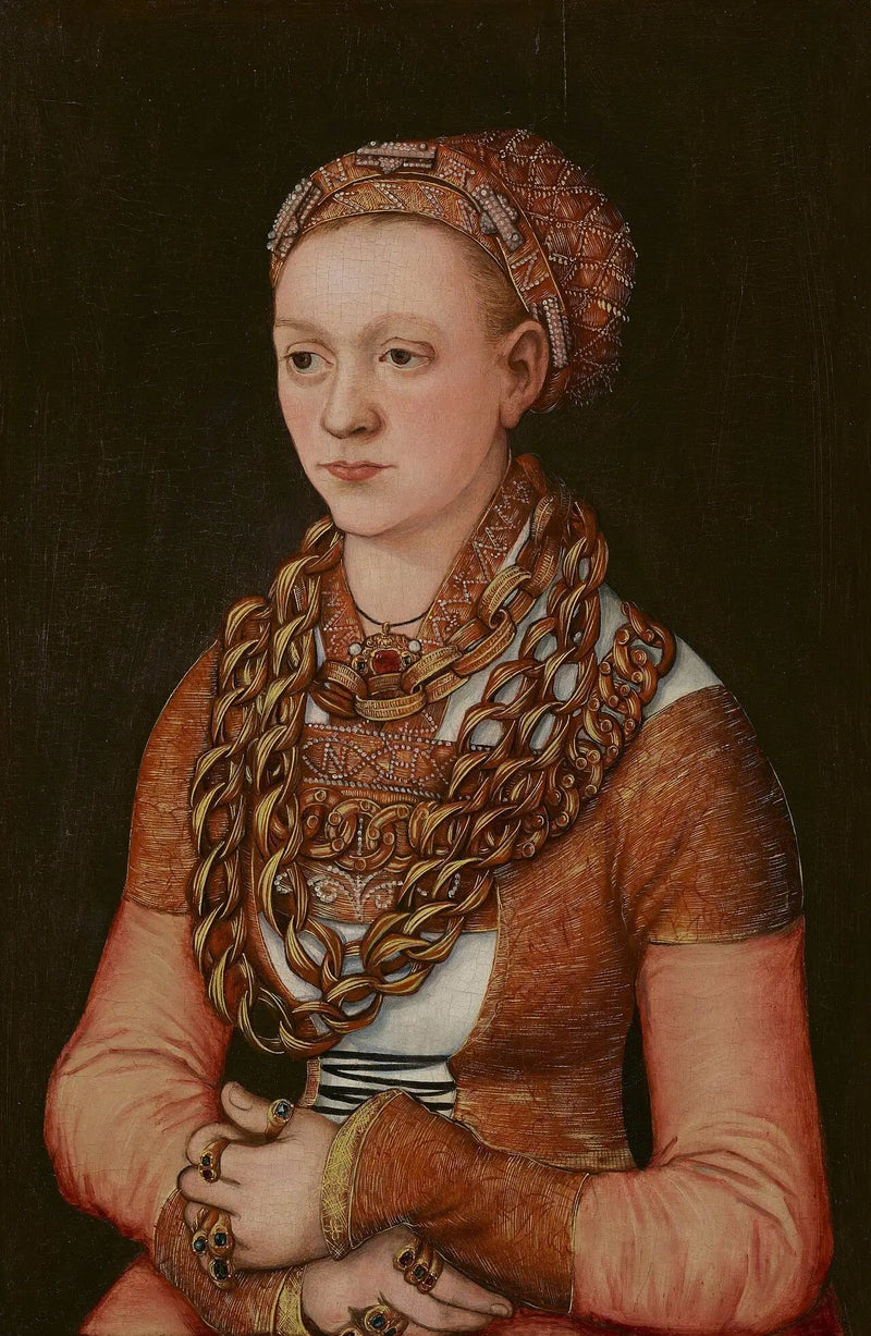 Retrato de Anna Buchner, née Lindacker - Lucas Cranach o Velho