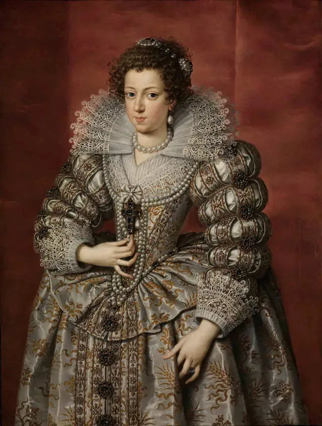 Retrato de Ana de Áustria - Frans Pourbus, o Jovem