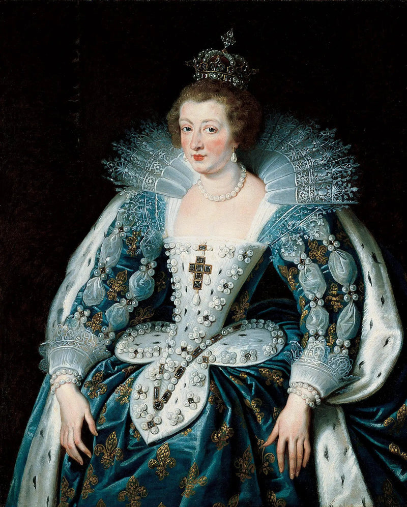 Retrato de Ana de Áustria - Peter Paul Rubens