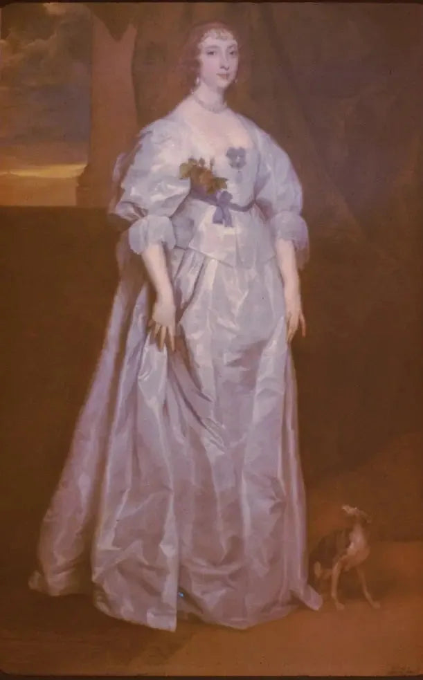 Retrato de Anne Carr, Lady Russell - Antoine van Dyck