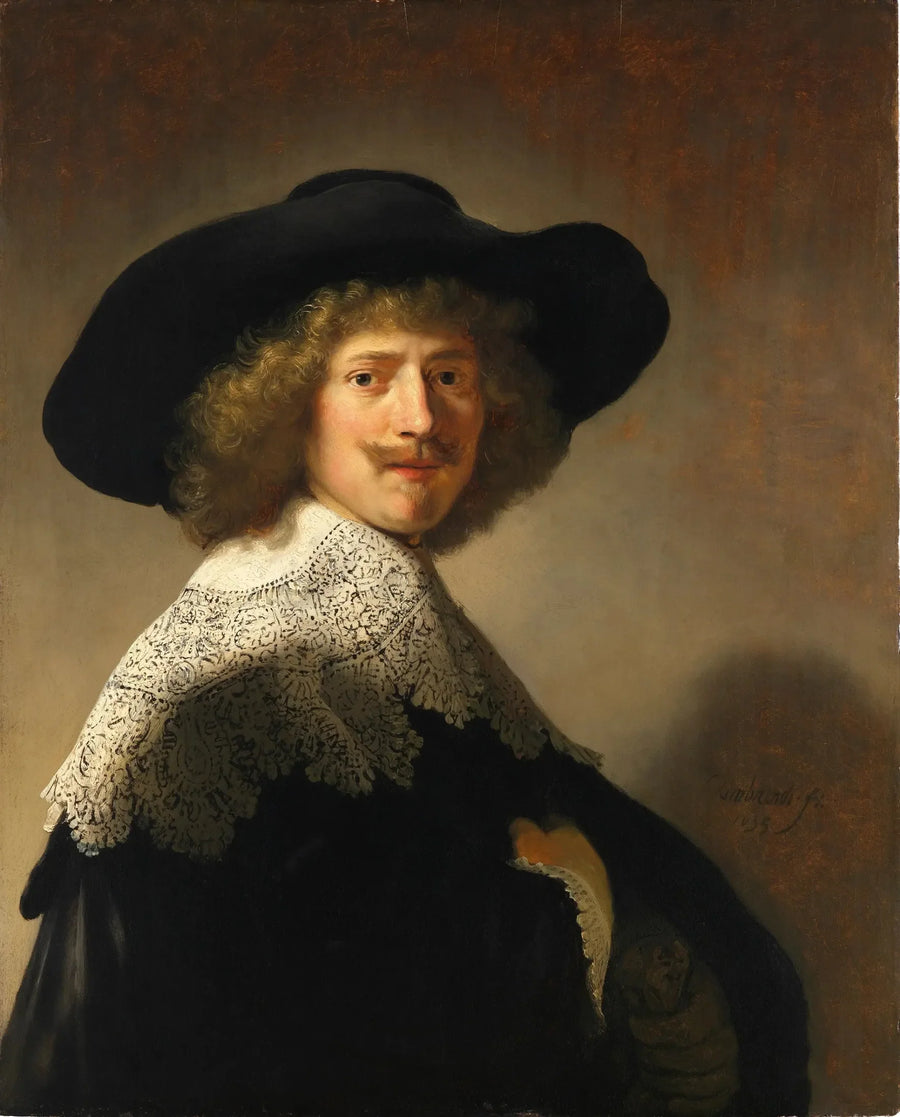 Portrait d'Anthonie Coopal (1603-1672) - Rembrandt image 1 tableau peint à l’huile sur toile