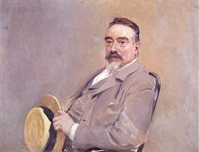 Reproduction du tableau « Portrait d'Antonio García Peris - Joaquín Sorolla » par Alpha Reproduction en peinture à l’huile